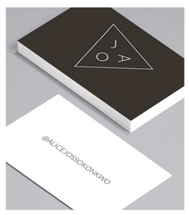 Painted Edge Business Cards