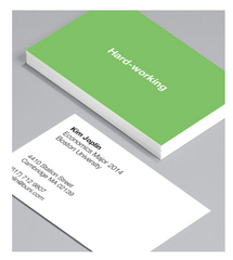 24pt Green Edge Business Cards - coming soon!